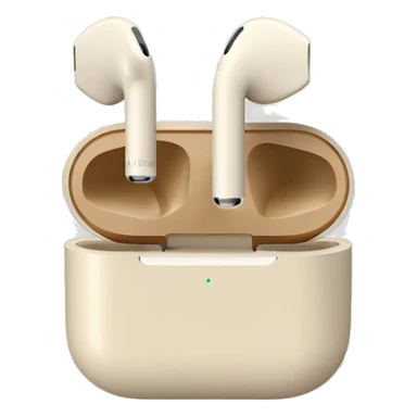 Beige AirPods sticker