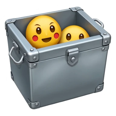 caja fuerte de metal sticker