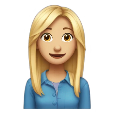 lizzie mcguire cartoon sticker