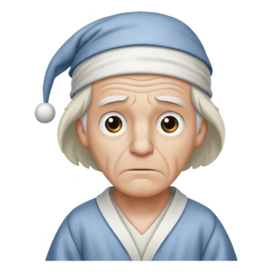 scrooge with frown sticker