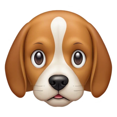 Beagle with an evil plan  sticker