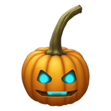 pumpkin-bomb-with-burning-stem-like-a-bomb sticker