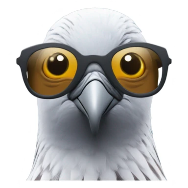 Pigeon sunglass sticker