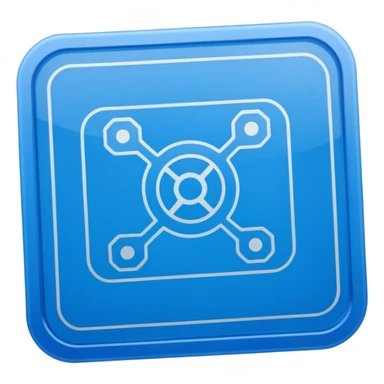 make a an icon for a plan structure  sticker