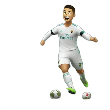 Ronaldo qui fait sa célébration sticker