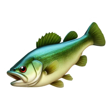 bass fish sticker