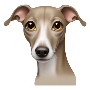 beige italian greyhound sticker