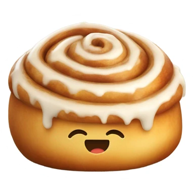 Cute cinnamon roll sticker