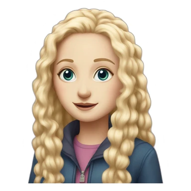 Luna lovegood en chat sticker