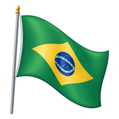 brazil flag sticker