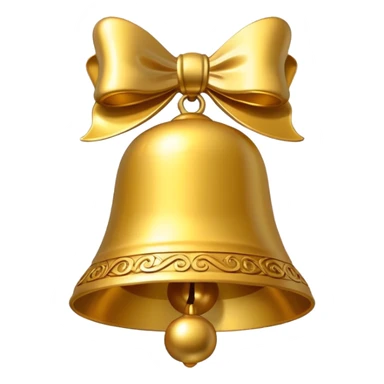 christmas bell sticker