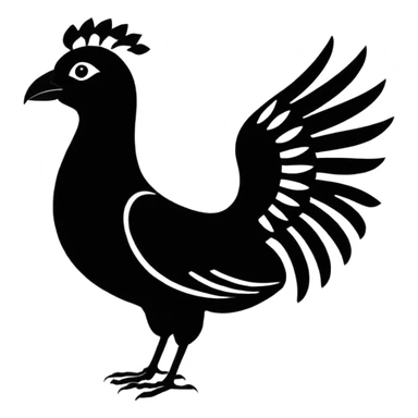 Sankofa bird of africa. sticker