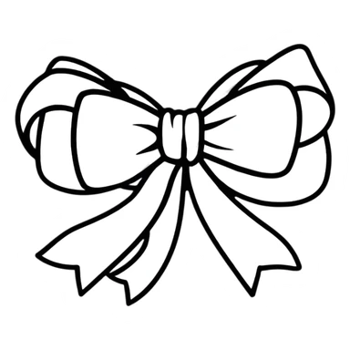 bow ribbon sticker