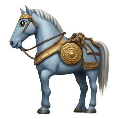 trojan war horse sticker