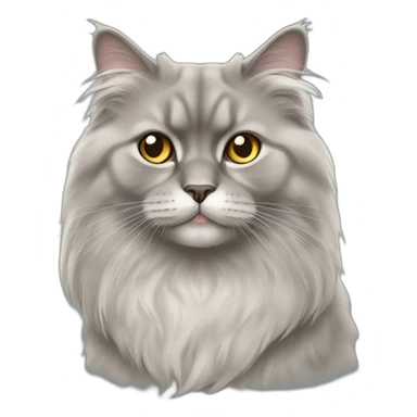 British longhair cat sticker