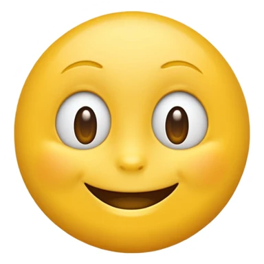 tight lipped smile, yellow emoji sticker