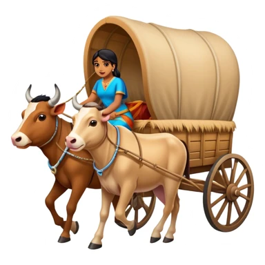 bullock cart racing  sticker
