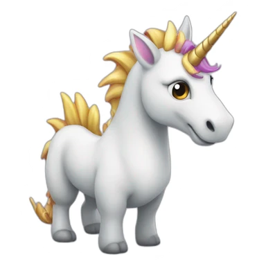 Unicorn-Dragon sticker