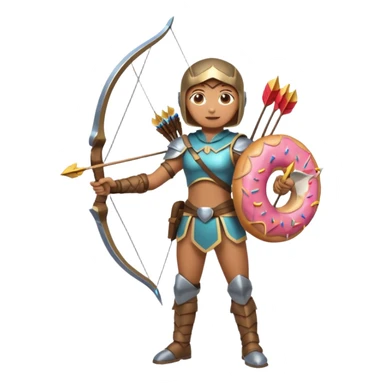 Donut Archer full body sticker
