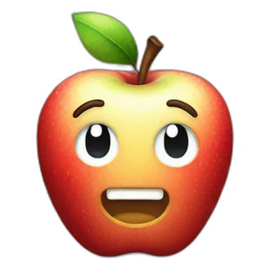pixelart apple sticker