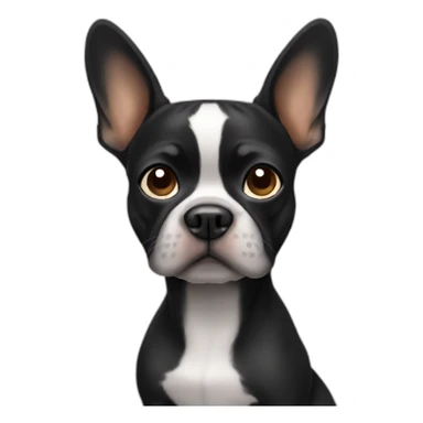 Black Frenchy sticker