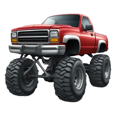 Squatted Truck sticker