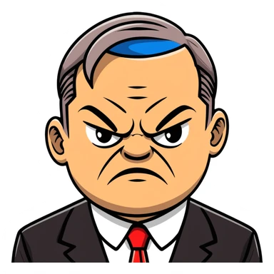 Viktor Orban angry sticker