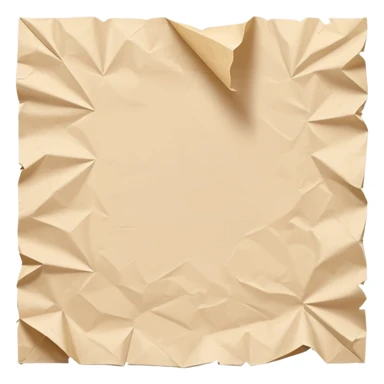 A beige colored piece of draft paper  sticker