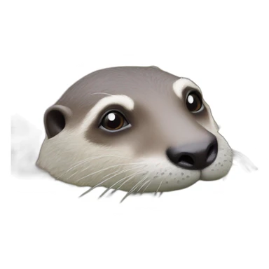 Zemmour sur une loutre sticker