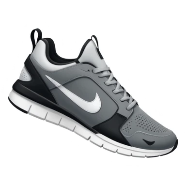 Tiburon con zapatillas nike sticker