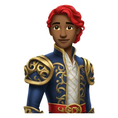 Princess red from descendants the rise of red sticker