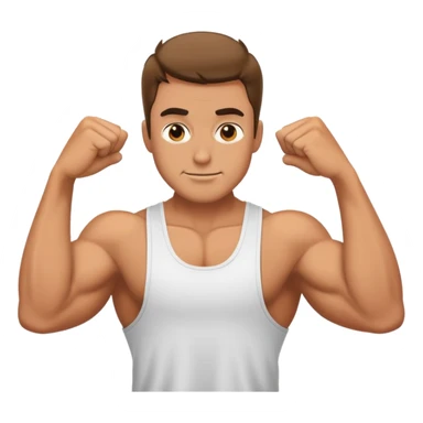 A man flexing on Friday  sticker