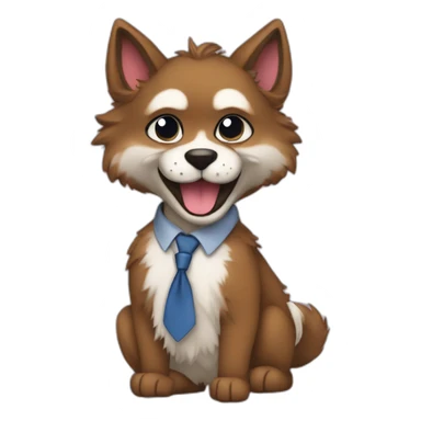 barack obama as a furry fursona sticker