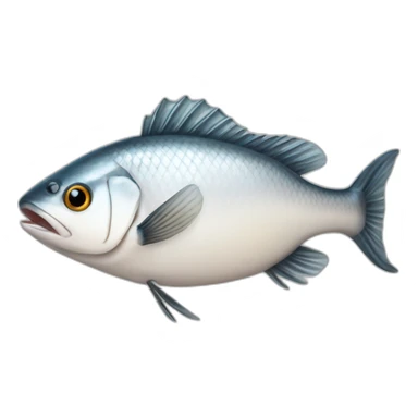 white meat fish sticker