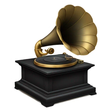 gramophone  sticker