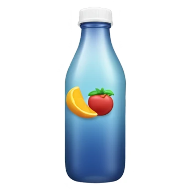 juice bottle with cap popping off sticker