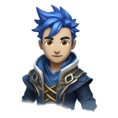 male blue miqo'te summoner sticker
