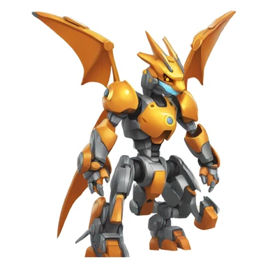 Futuristic Medabot-Charizard-Mecha sticker