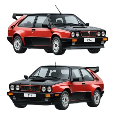 lancia delta integrale sticker