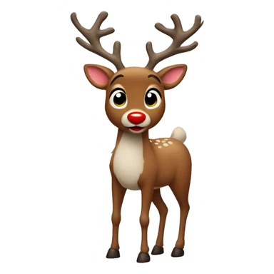 Rudolph the red nosed reindeer sticker