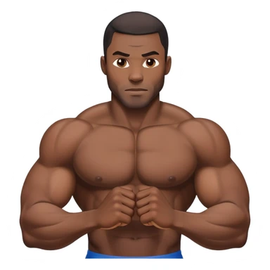 Big brolic black man sticker