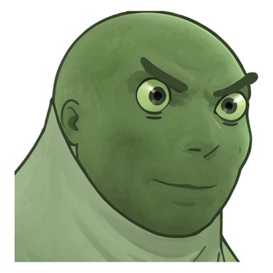 A ghost white Ronaldo face ￼ sticker