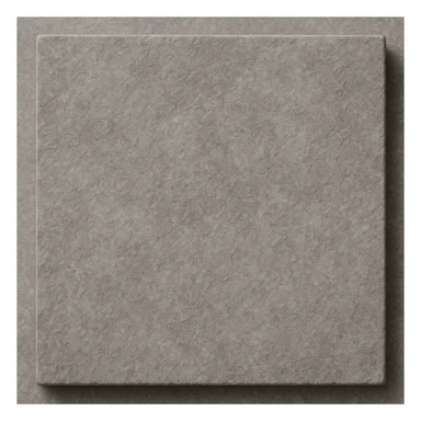 realistic stone tile, top-down view, subtle texture, neutral gray color, no grout, clean edges, for use as a tile asset sticker