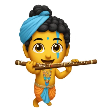 Krishna Flute  sticker