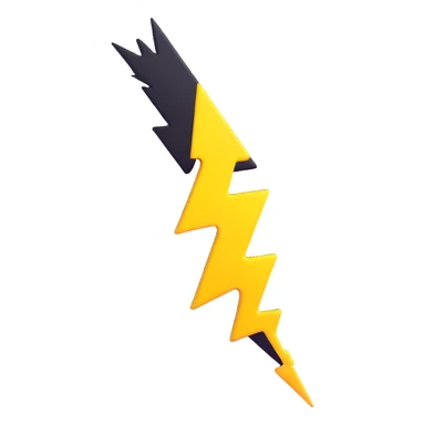 lightning bolt sticker