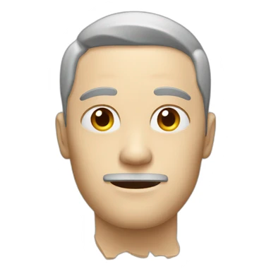 Man with arm in plaster sticker