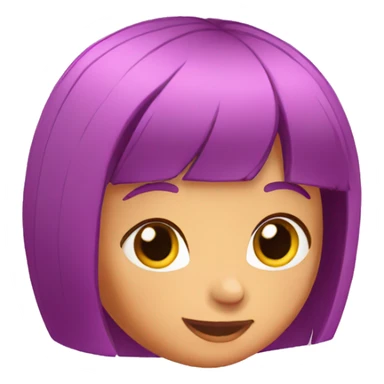 SHORT DORA HAIR  sticker