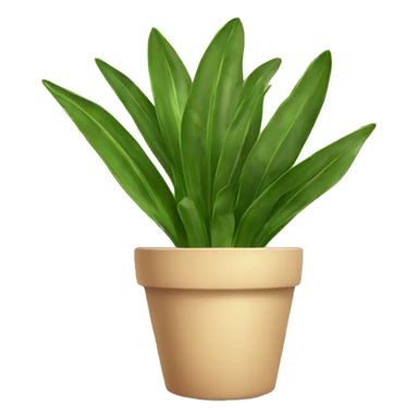 Potted snake plant  sticker