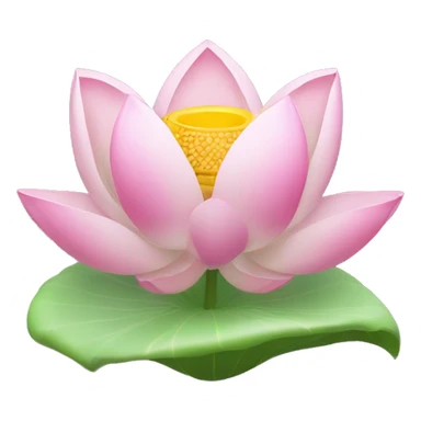 A LOTUS FLOWER WITH TEXT "CREATION" sticker