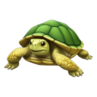 Tortue sur une souris  sticker